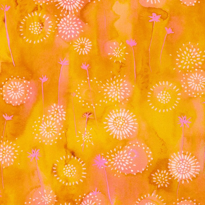 Wishwell: Garden Gloss Sateen fabric