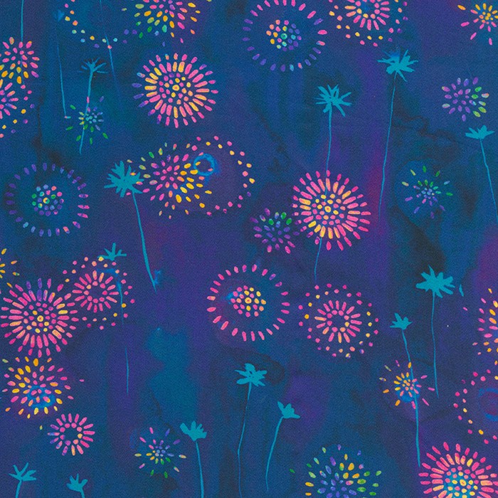 Wishwell: Garden Gloss Sateen fabric
