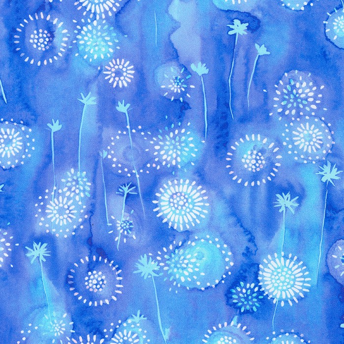 Wishwell: Garden Gloss Sateen fabric