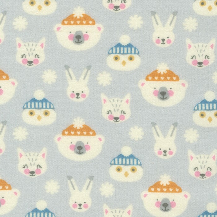 Wishwell: Snow Snuggles Flannel fabric