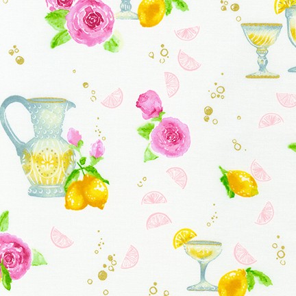 Wishwell: Rose Lemonade fabric
