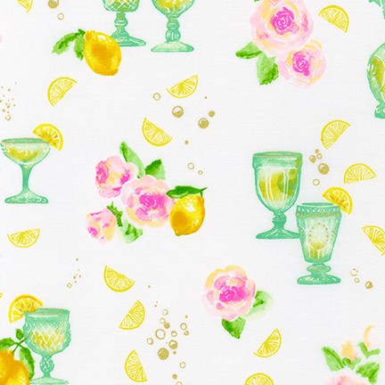 Wishwell: Rose Lemonade fabric
