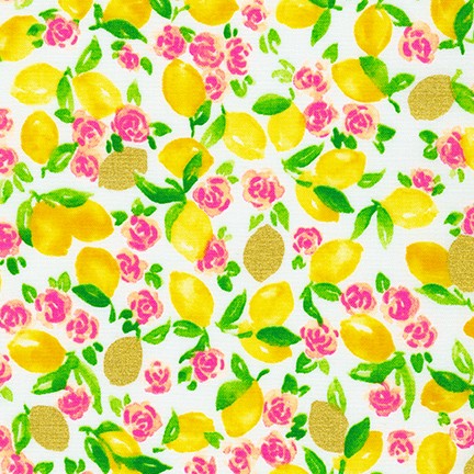 Wishwell: Rose Lemonade fabric