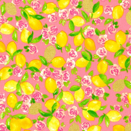 Wishwell: Rose Lemonade fabric