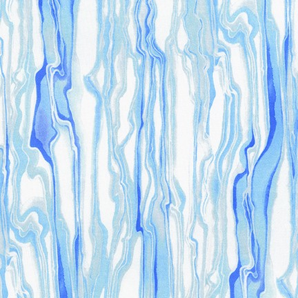 Wishwell: Wild Blue Knits fabric