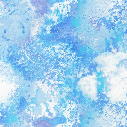 Wishwell: Wild Blue Knits fabric
