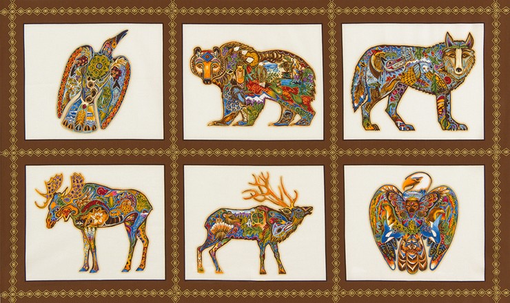 Sue Coccia Animal Spirits Totem Made in The USA Cotton Woven Blanket Throw Kokopeli 72x54 Sue Coccia Animal Spirits Totem Made in The USA Cotton Woven Blanket Throw Kokopeli 72x54