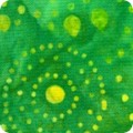 Robert Kaufman Artisan Batiks Totally Tropical Lime Hibiscus Fabric