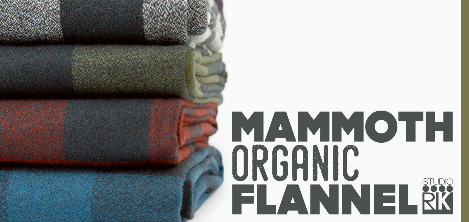 Pattern Mammoth Organic Flannel