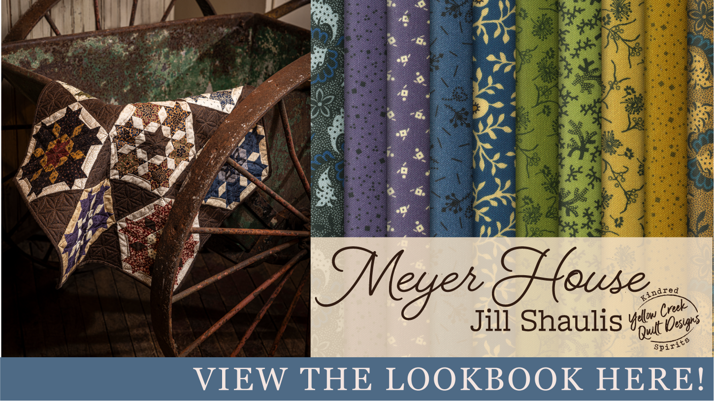 Robert Kaufman Fabrics: Meyer House by Jill Shaulis: Cotton Quilting Fabric, image size:1450x816