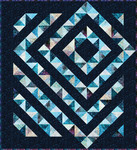 Fabric Four Patch Charm Quilt