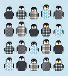 Fabric Penguin Party