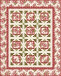Fabric Rose Garden