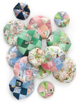 Fabric Patchwork Twist Pincushion