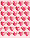 Fabric Infinite Hearts