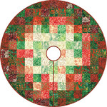 Fabric Yuletide Tree Skirt
