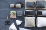 Fabric Crew Pincushion Set