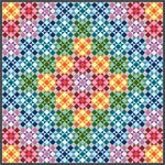 Fabric Mosaic Courtyard
