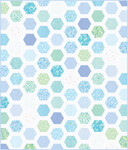 Pattern Hexie Framed: Cool Bright