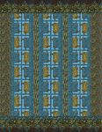 Pattern Effervescence quilt: Earth colorstory