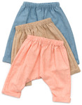Pattern Baby and Toddler Harem Pants: Sizes:0-6M