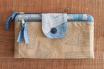 Fabric Double Zip Wallet