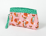 Fabric Pleated Wristlet