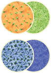 Pattern Round Reversible Placemats