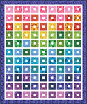 Fabric Sashy Squares