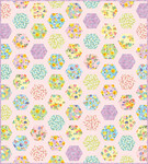 Fabric Hexie Framed