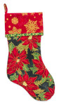 Fabric Sleigh Bell Stockings