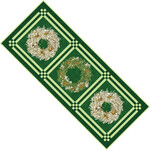 Pattern Cheery Runner: Evergreen