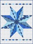 Pattern Big Star Diamond: Blue