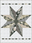 Pattern Big Star Diamond: Taupe