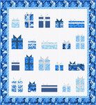 Pattern Holly Jolly Christmas: Blue