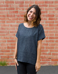Pattern Boxy Tee: Size XS-S