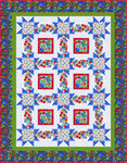 Fabric Jubilant Garden Path