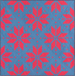 Fabric Knitted Star