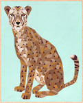 Fabric Cheetah Abstractions