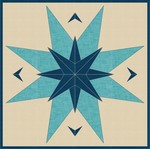 Fabric The County Star Barn Pillow