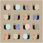 Fabric Garden Snails Quilt