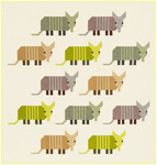 Fabric Armadillos