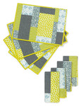 Fabric Colorblock Placemats and Napkins