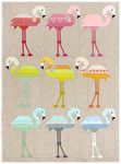 Fabric Florence Flamingo