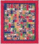 Fabric Dinorama Rag Quilt