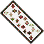 Fabric Swirling Stars Runner