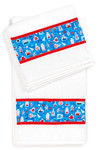 Fabric Embellished Towels
