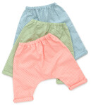 Pattern Baby and Toddler Harem Pants: Sizes: 0 - 6M