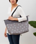 Fabric Zip Top Tote