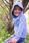 Pattern Tee Times 3: Long Sleeve Hoodie with Kangaroo Pocket